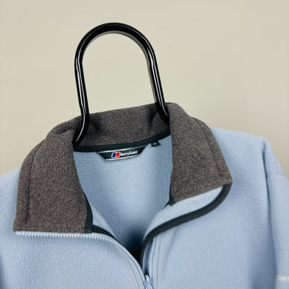 90s Berghaus Fleece Sweatshirt Blue Large