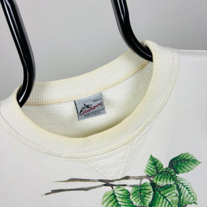 90s Hedgehog Sweatshirt White Medium