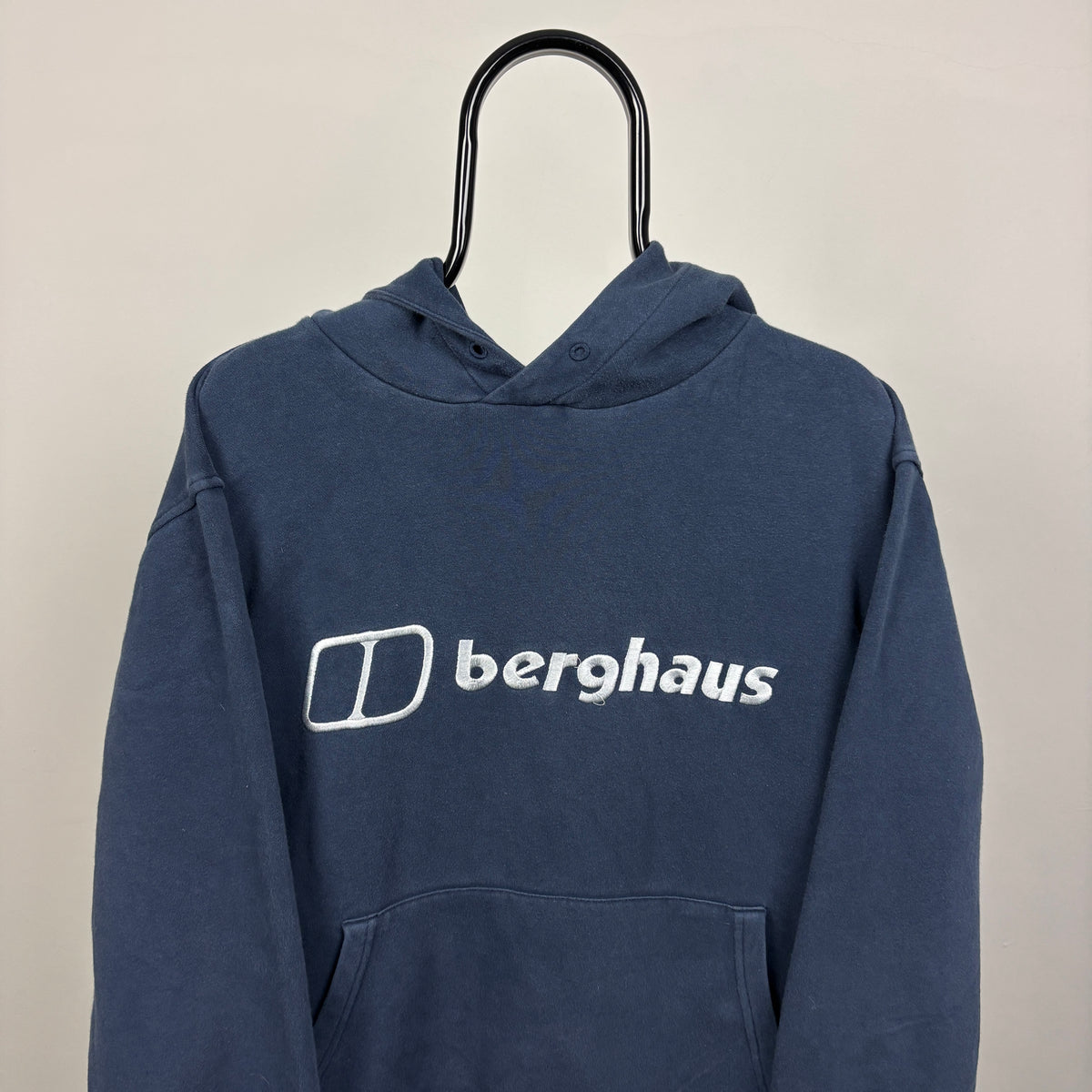 00s Berghaus Hoodie Blue Medium