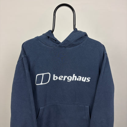 00s Berghaus Hoodie Blue Medium
