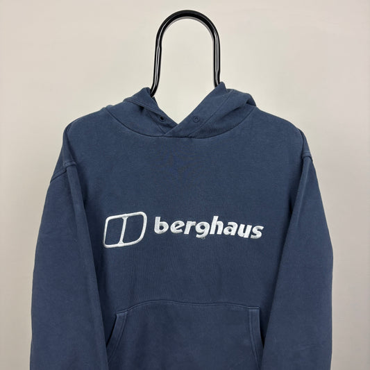 00s Berghaus Hoodie Blue Medium