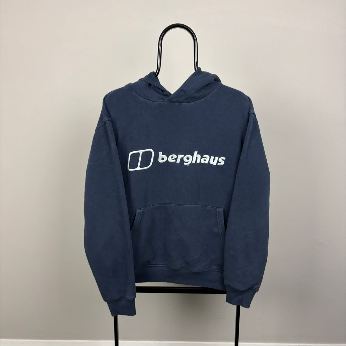 00s Berghaus Hoodie Blue Medium