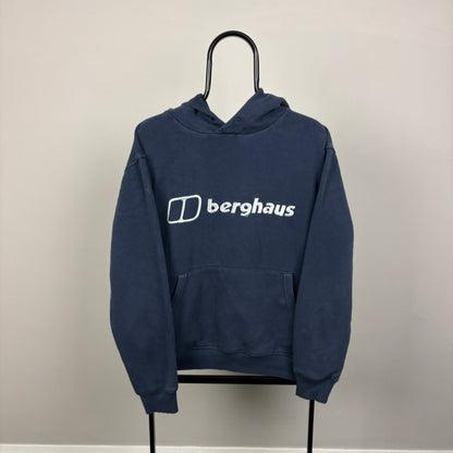 00s Berghaus Hoodie Blue Medium