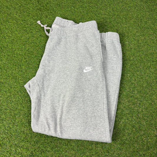 00s Nike Wide Leg Cotton Joggers Grey XL