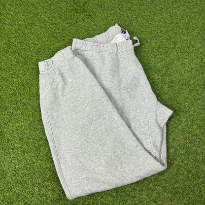 00s Nike Wide Leg Cotton Joggers Grey XL