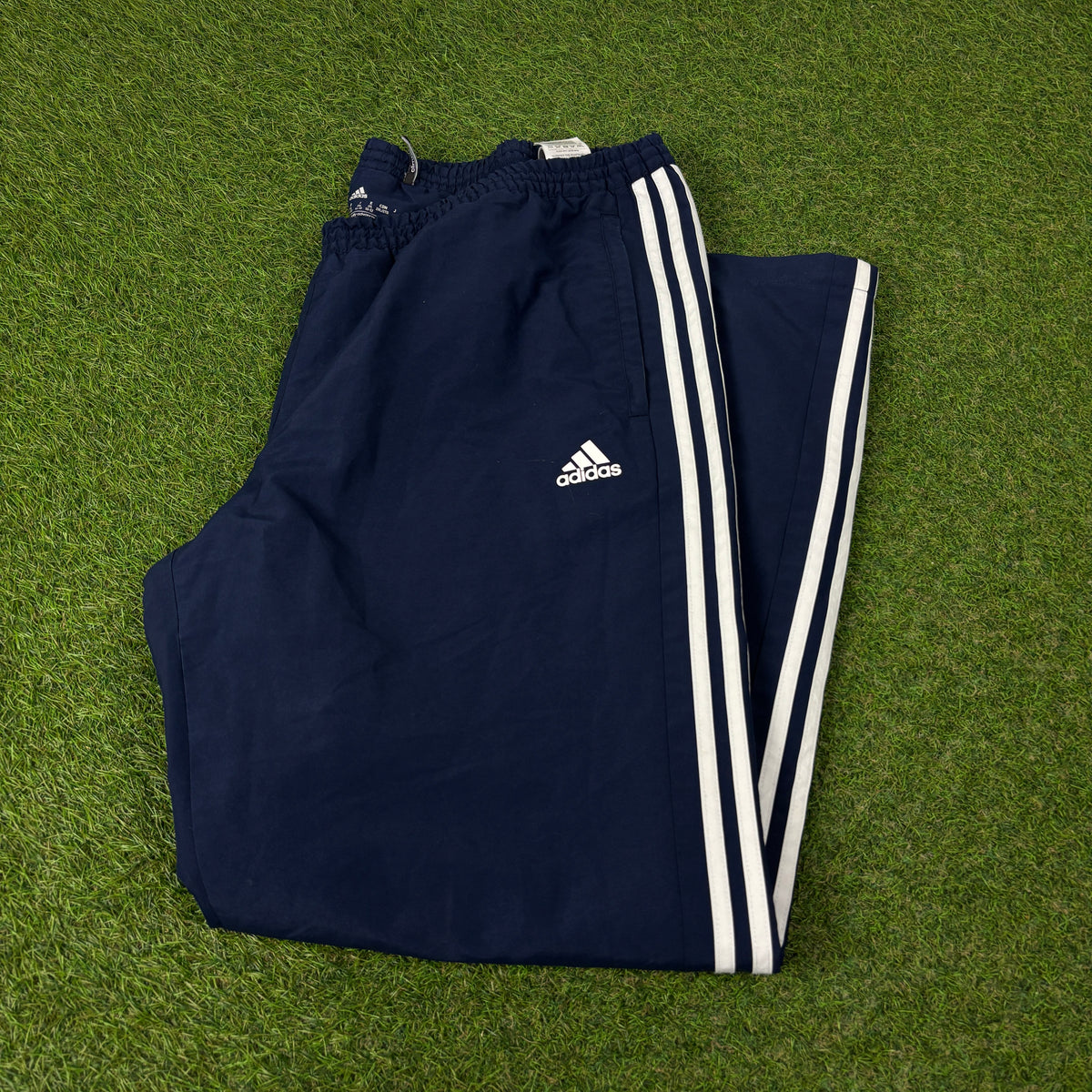 00s Adidas Piping Joggers Blue XXL