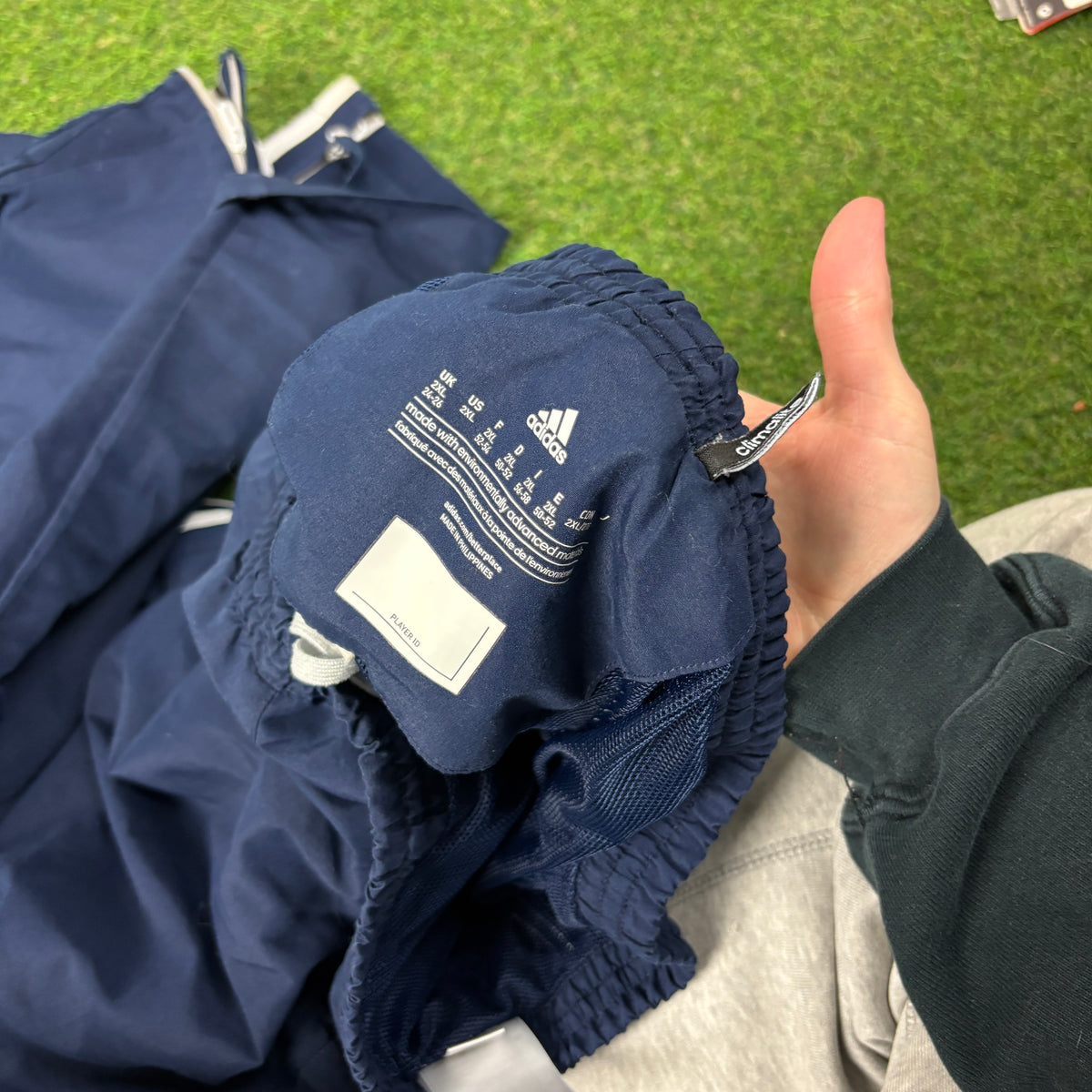 00s Adidas Piping Joggers Blue XXL