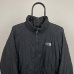 Retro The North Face Puffer Jacket Grey Large