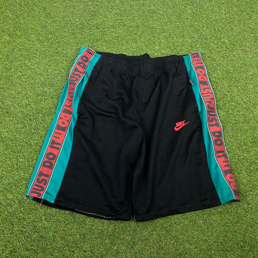 90s Nike Zip Pocket Shorts Black XL