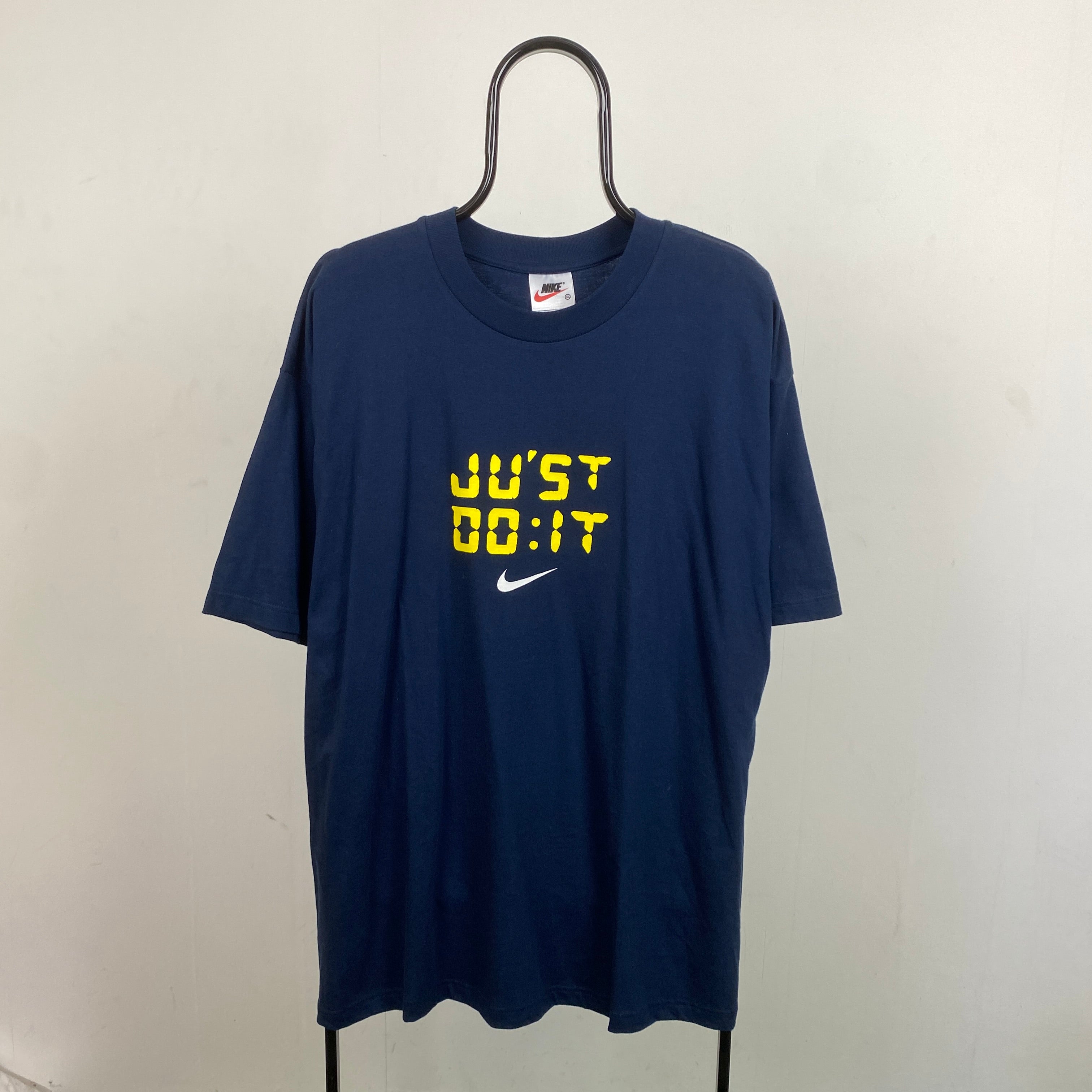 90s Nike Clock T-Shirt Blue XL – Clout Closet