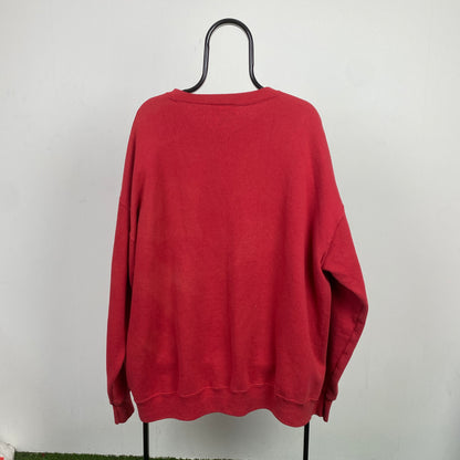 90s Nike Sweatshirt Red XXL