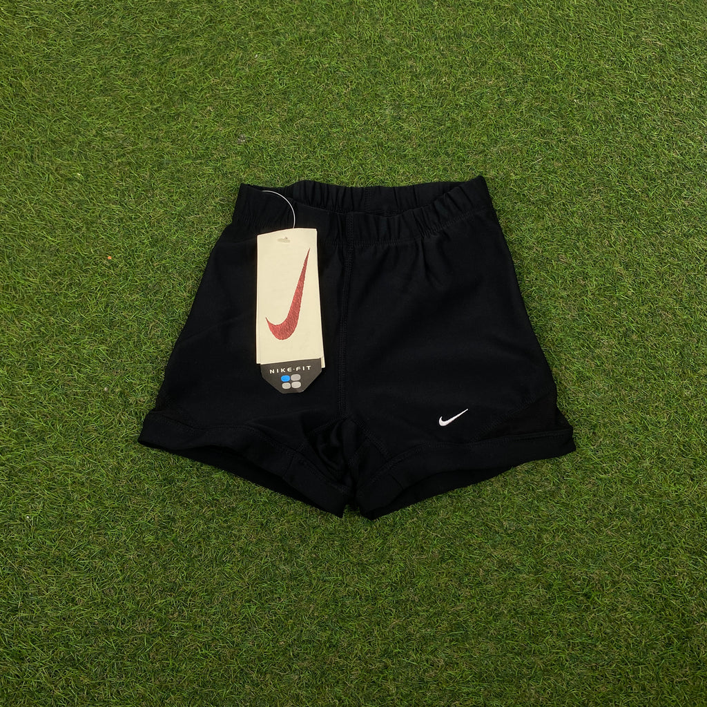 90s Nike Nylon Sprinter Shorts Black XS