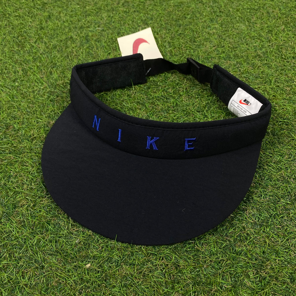 90s Nike Golf Visor Sun Hat Black