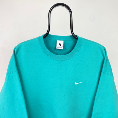 00s Nike Sweatshirt Green Large