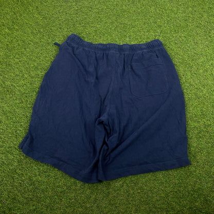 00s Nike Cotton Shorts Blue Medium