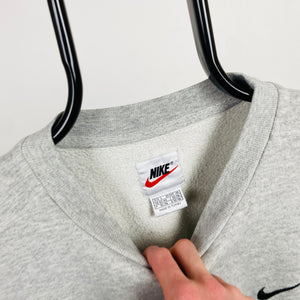 90s Nike NFL Michigan Sweatshirt Grey Large – Clout Closet