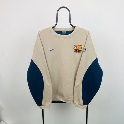 00s Nike Barcelona Sweatshirt Brown Large