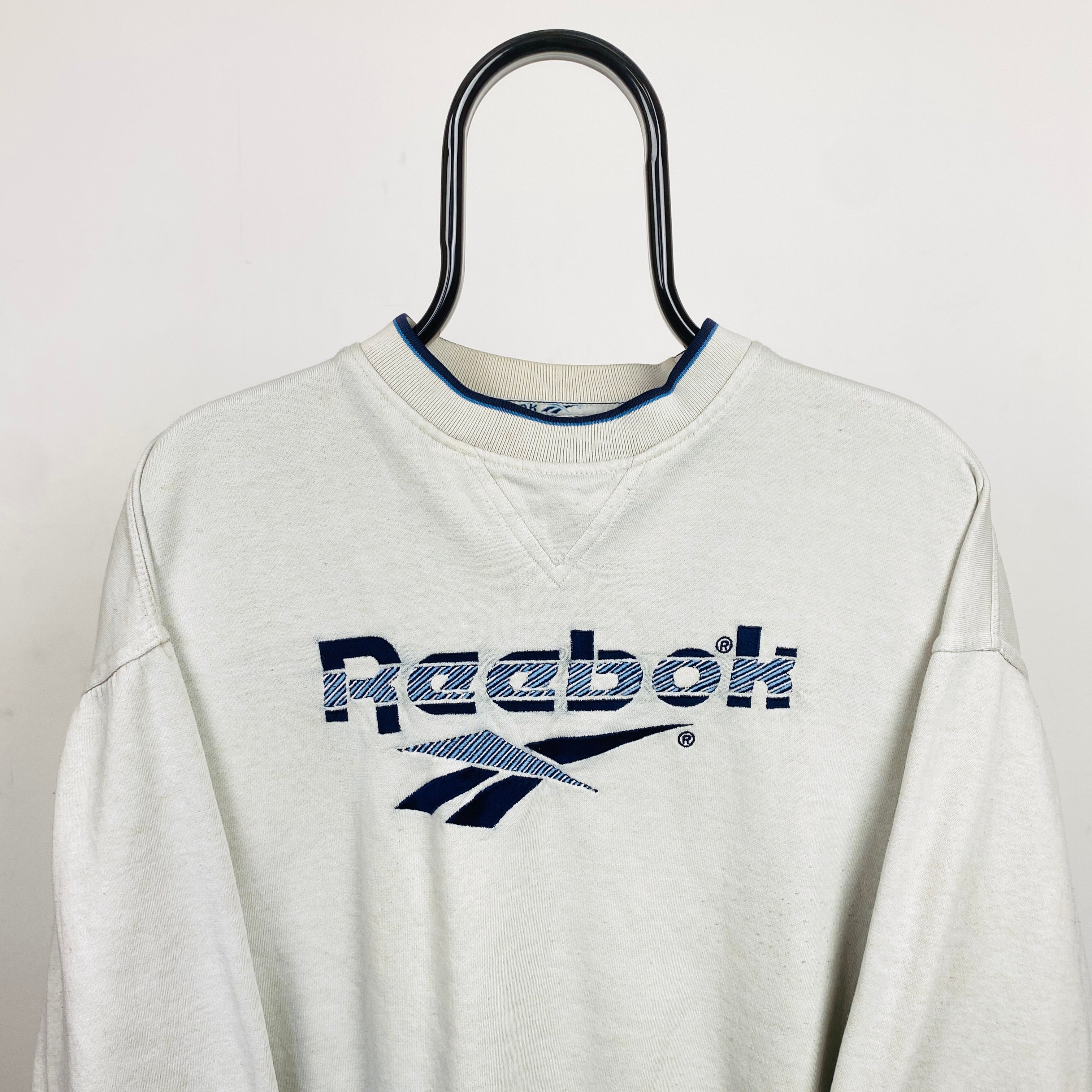 Retro Reebok Sweatshirt Light Brown XL