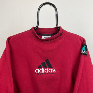 90s Adidas Equipment Sweatshirt Red XS – Clout Closet