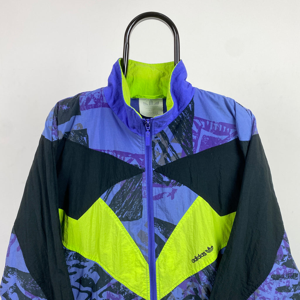 90s Adidas Windbreaker Jacket Purple Medium