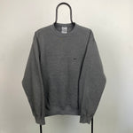 00s Nike Heavyweight Sweatshirt Grey Medium