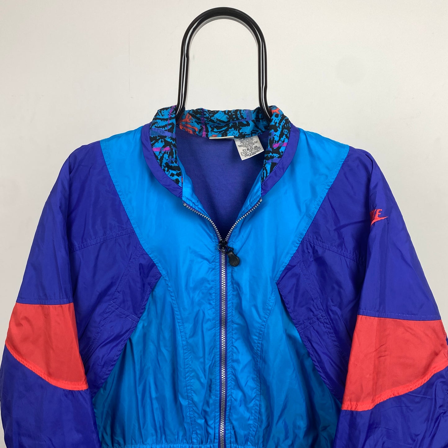 90s Nike Windbreaker Jacket Blue Small