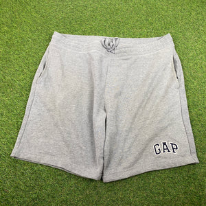 Retro Gap Cotton Shorts Grey XL