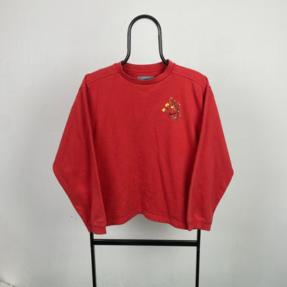 00s Nike Sweatshirt Red XS