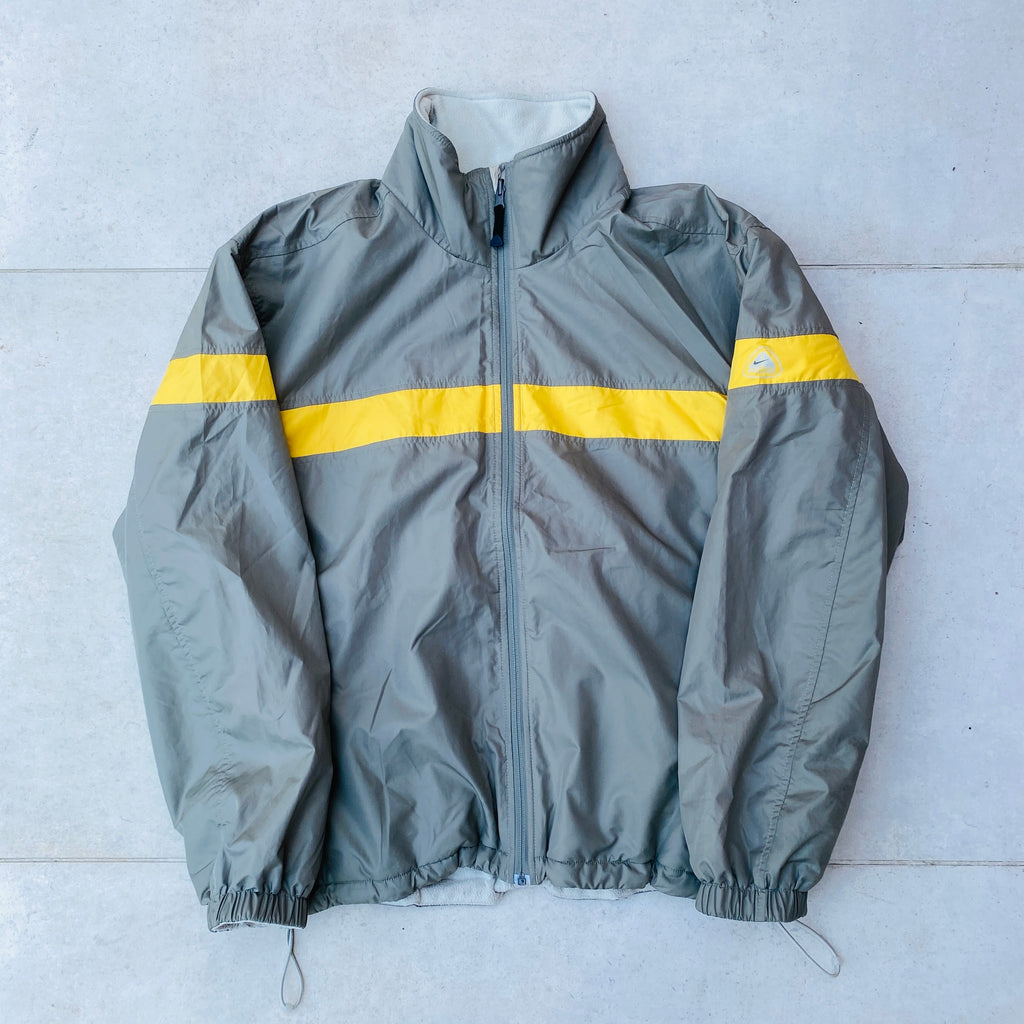 90s Nike ACG Reversible Fleece Coat Jacket Brown XL