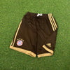 00s Adidas Bayern Munich Shorts Brown XS