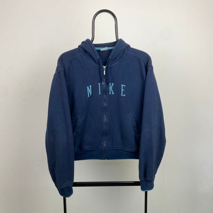 90s Nike Women’s Hoodie Blue Medium