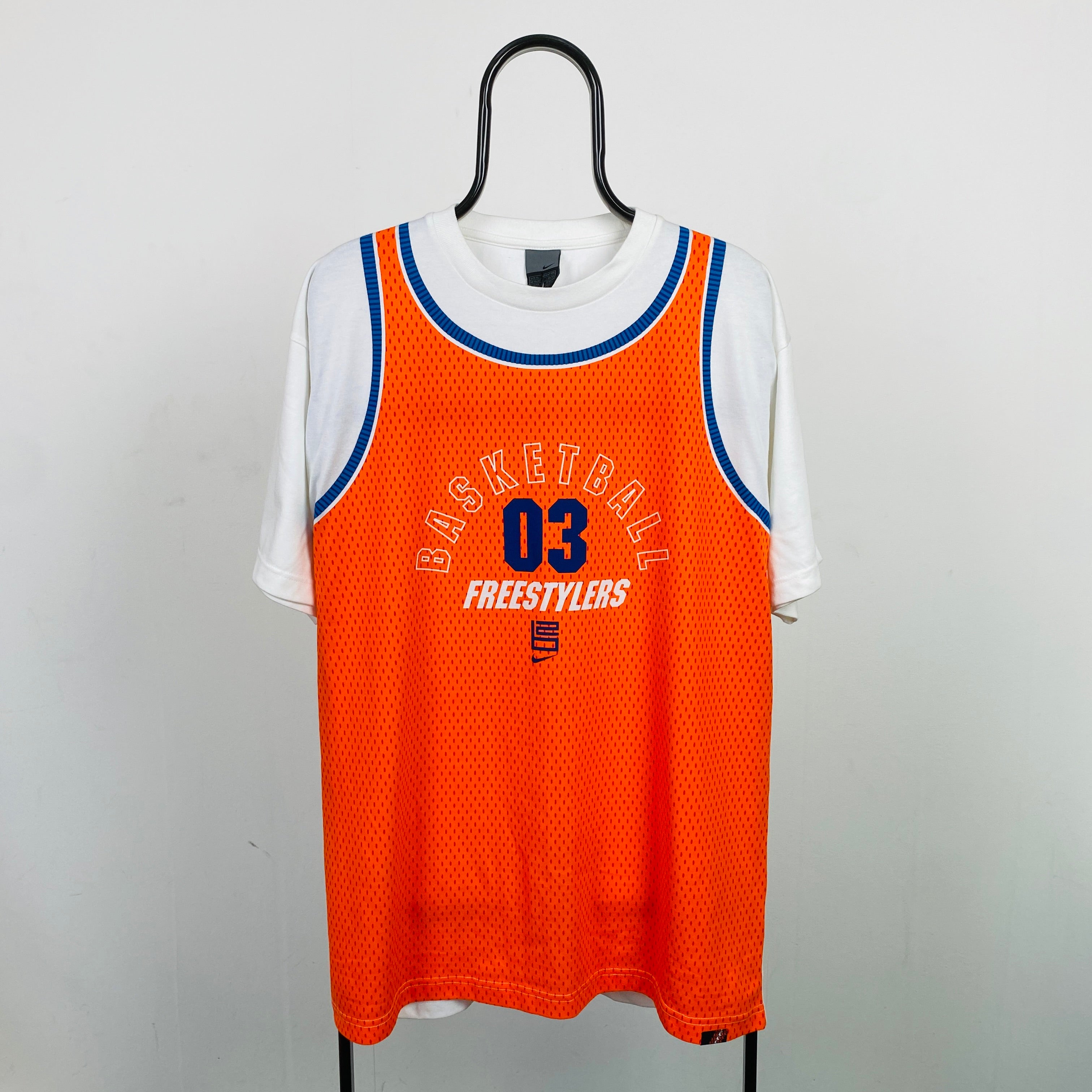 Nike Elite Sleeveless T-Shirt Orange