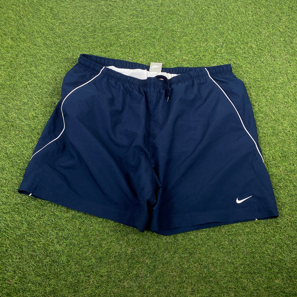00s Nike Piping Shorts Blue XXL