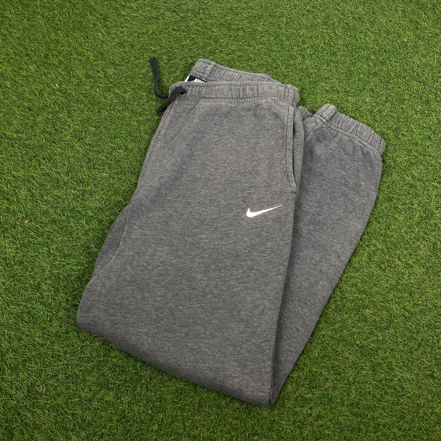 00s Nike Cotton Joggers Grey Small