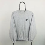 90s Nike Sweatshirt Grey Medium