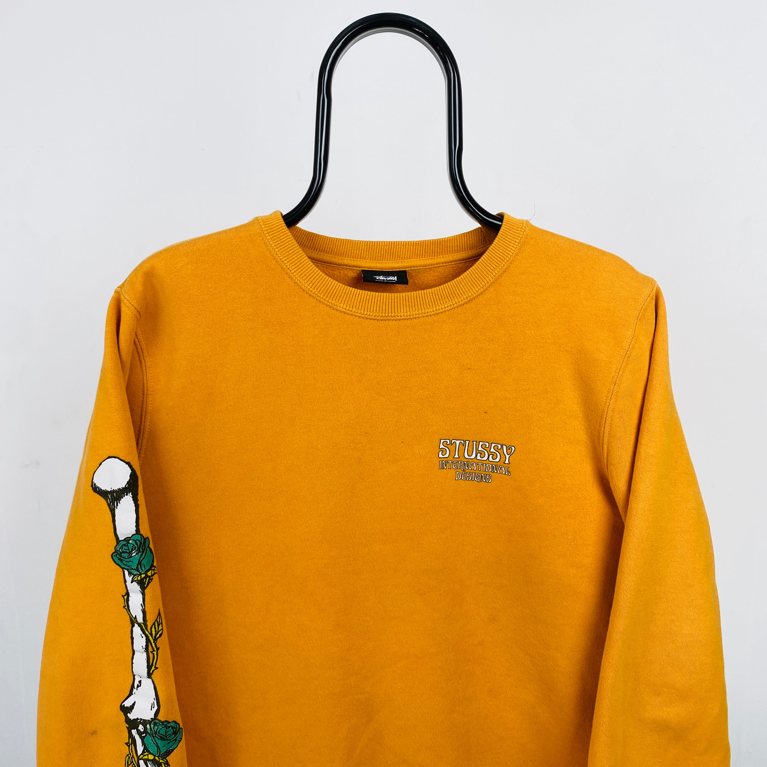 Retro 00s Stussy Sweatshirt Orange Small – Clout Closet