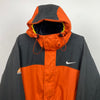 90s Nike ACG Packable Coat Jacket Orange Large