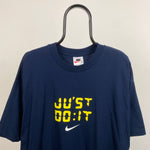 90s Nike Clock T-Shirt Blue XL