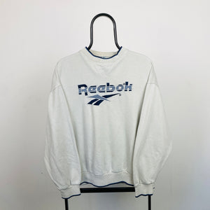 Retro Reebok Sweatshirt Light Brown XL