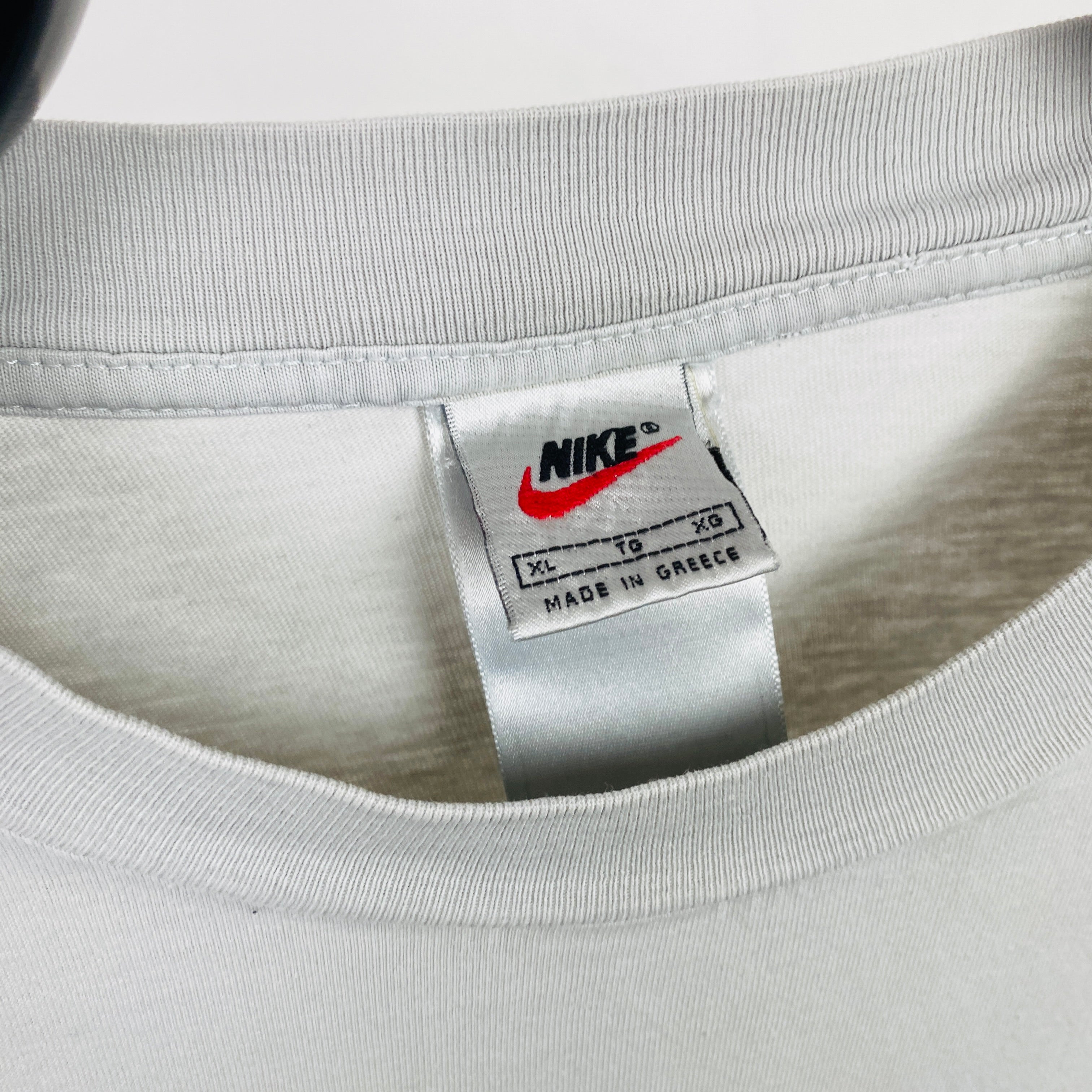 90s Nike Court T-Shirt Stone Grey XL