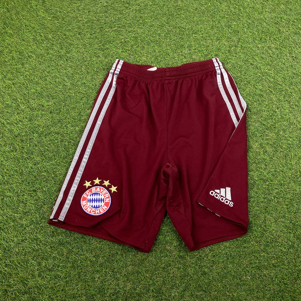 00s Adidas Bayern Munich Football Shorts Red XS