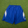 00s Nike Tennis Shorts Blue Small