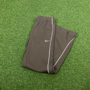 00s Nike Piping Joggers Brown XS