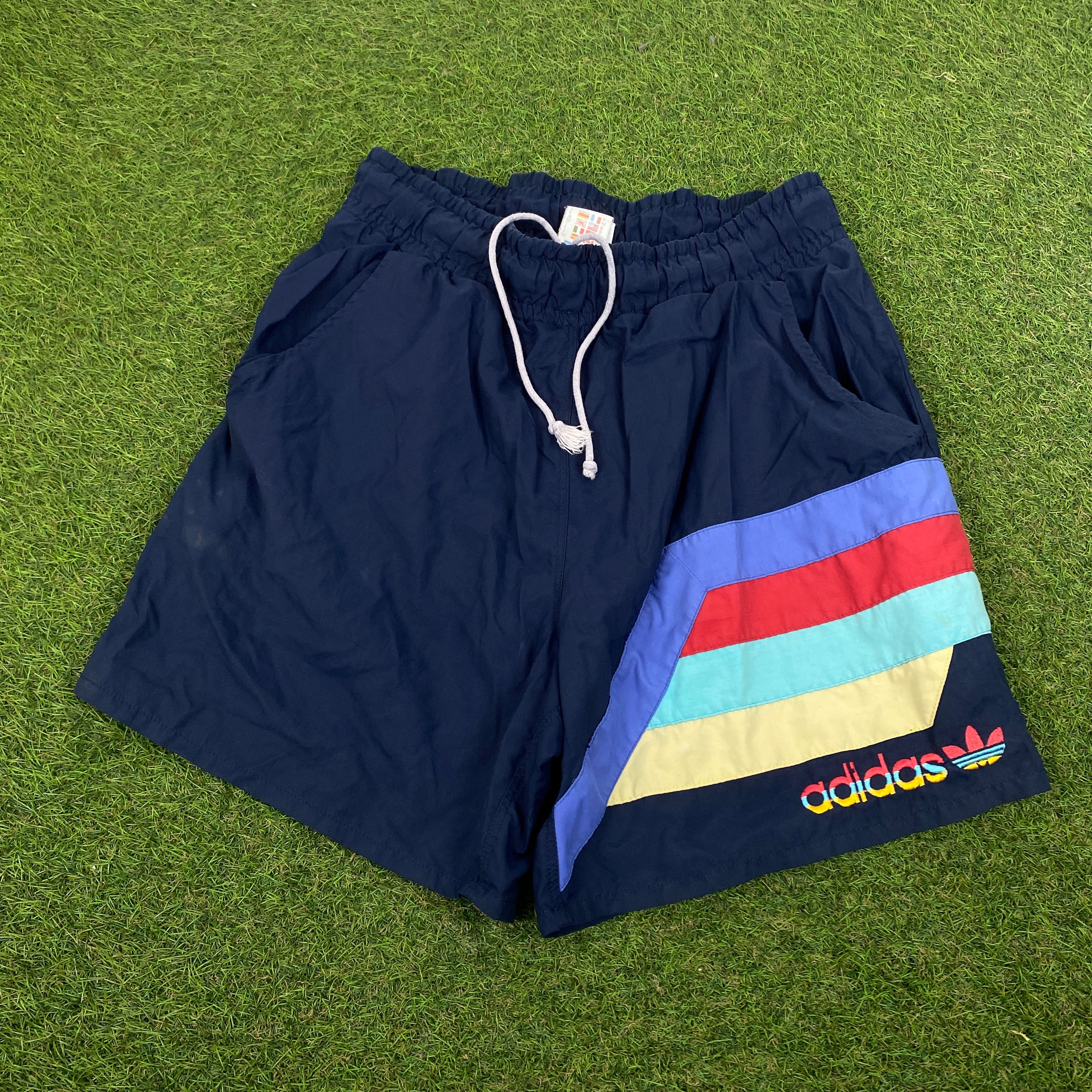 90s Adidas Shorts Blue Small