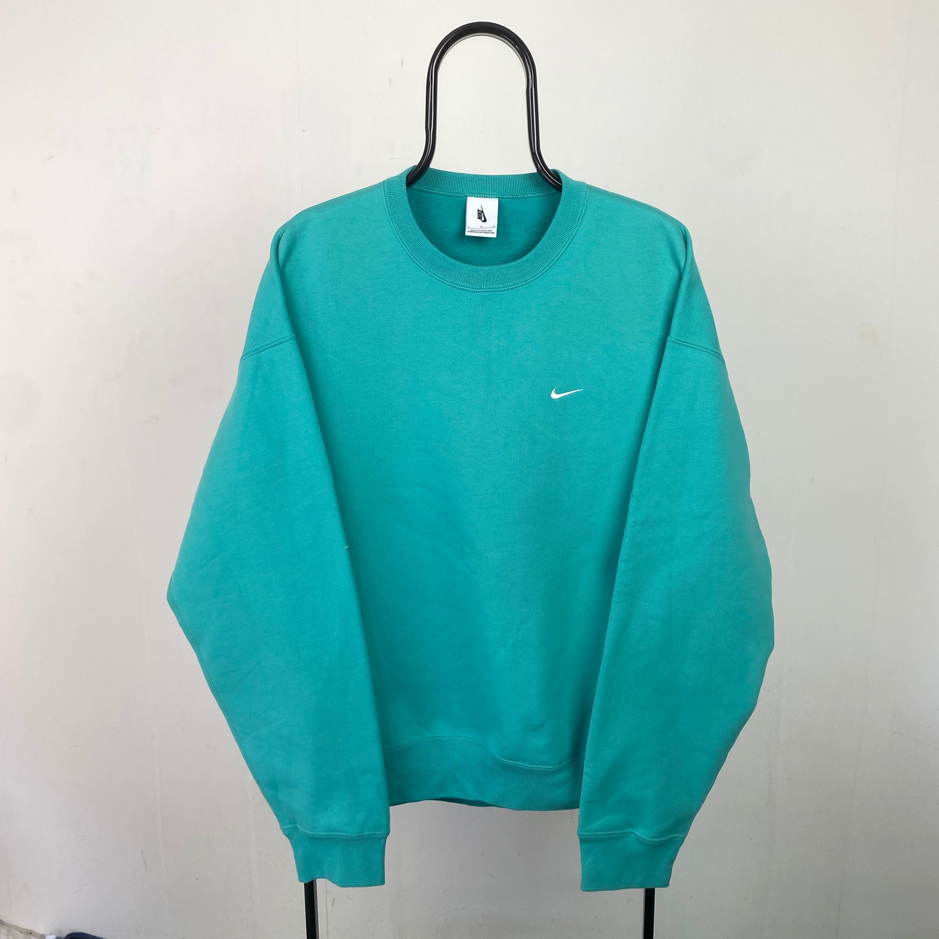 00s Nike Sweatshirt Green Large