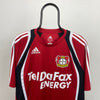 00s Adidas Bayer Leverkusen Football Shirt T-Shirt Red Large
