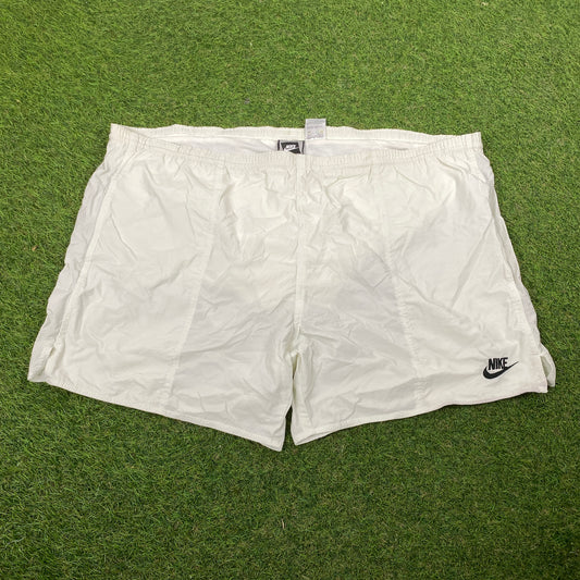 90s Nike Shorts White Large