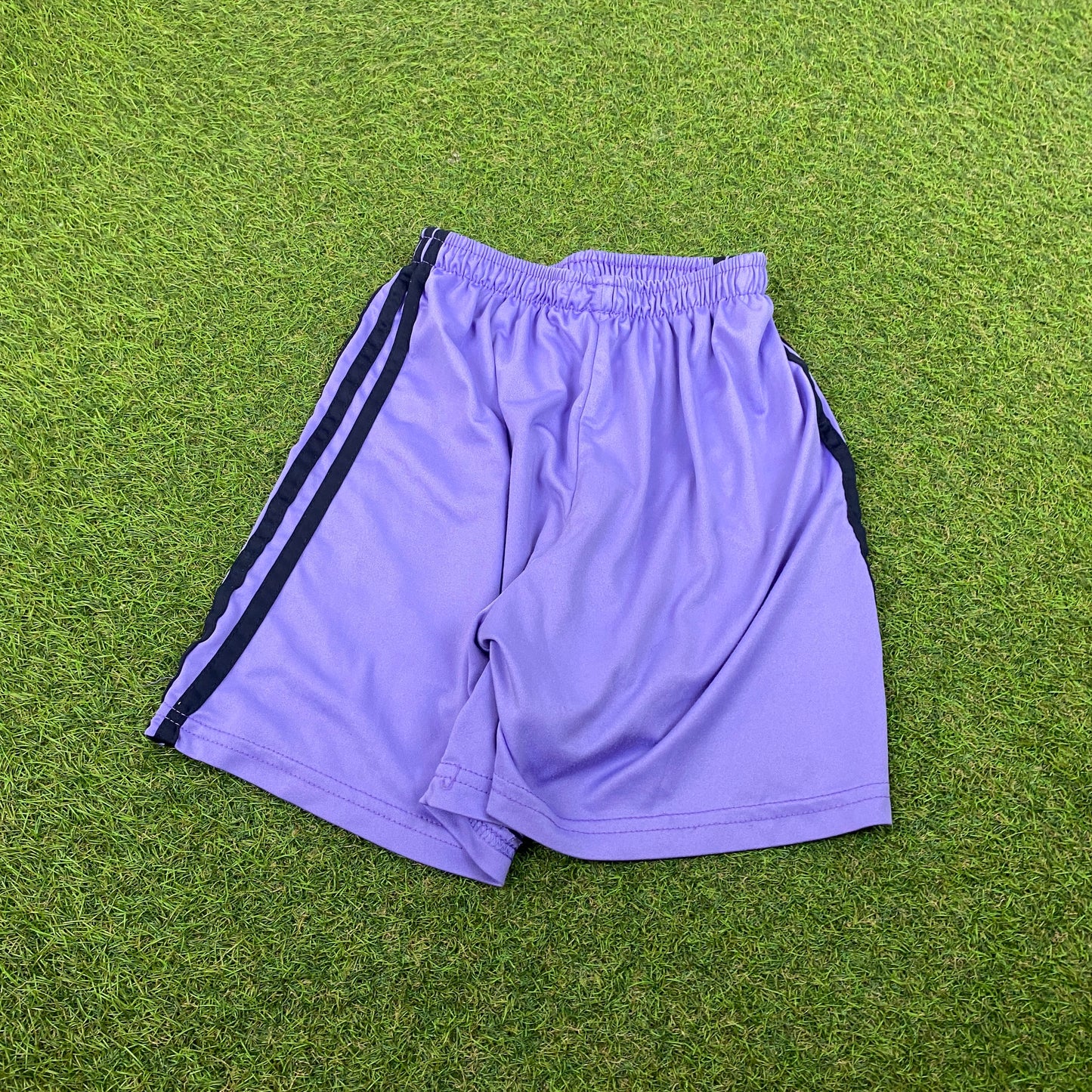 00s Adidas Real Madrid Football Shorts Purple XS