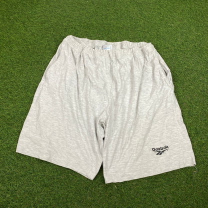 Retro Reebok Cotton Shorts Grey XL