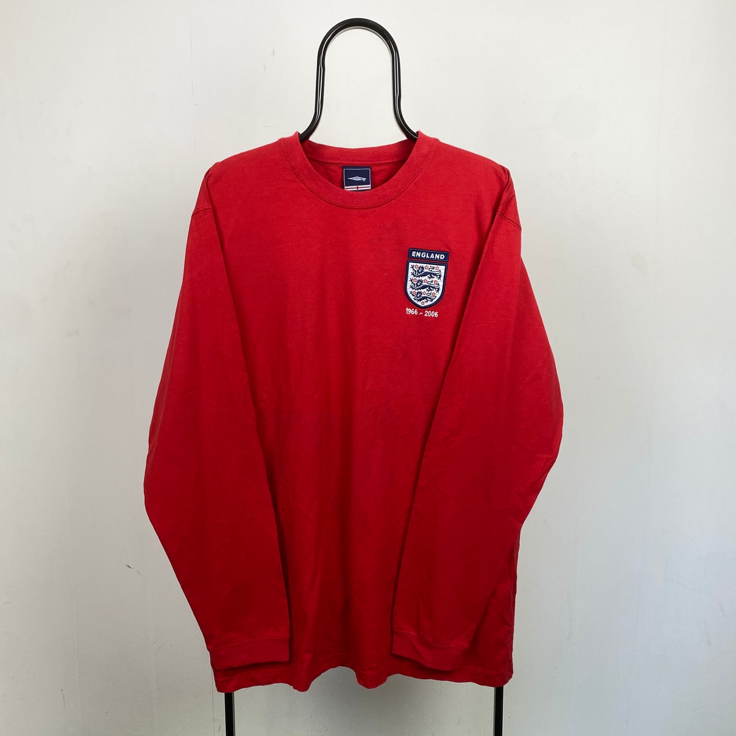Retro England Umbro T-Shirt Red XL